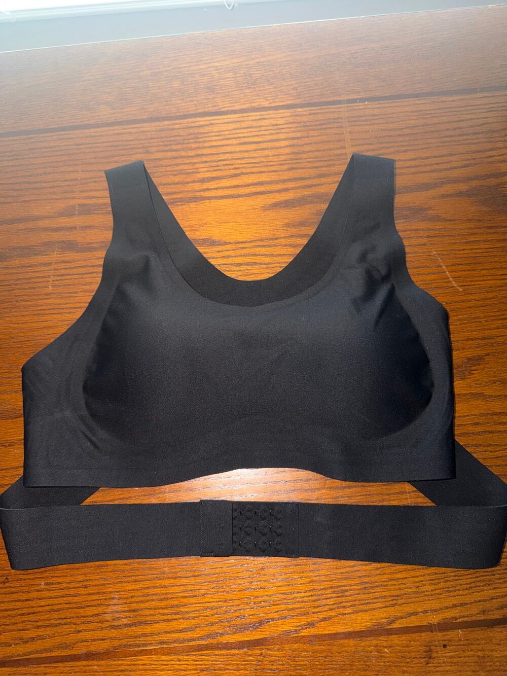SheCurve XL Black Wireless Seamless Support Bra Back Smoothing Shapewear